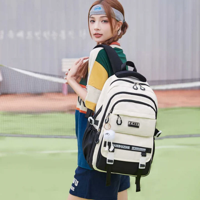 Academy Style Waterproof School Book Bag (Black) S2 - Image 2