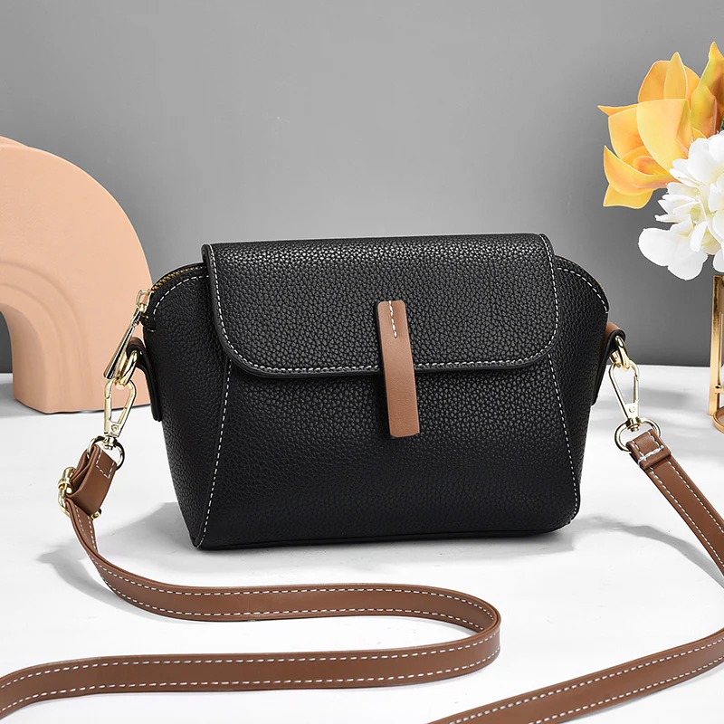 Single Shoulder Light Women's Bag (Black) Mini2
