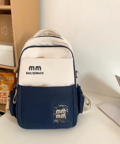 Cute Large School Backpack (Blue) S4