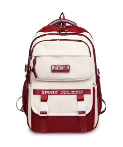 Academy Style Waterproof School Book Bag (Merun) S2