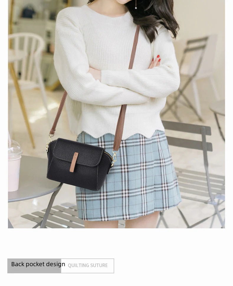 Single Shoulder Light Women's Bag (Black) Mini2 - Image 4