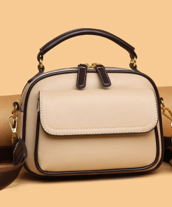 Women Handbag soft small Shoulder bag (Creem) IL2