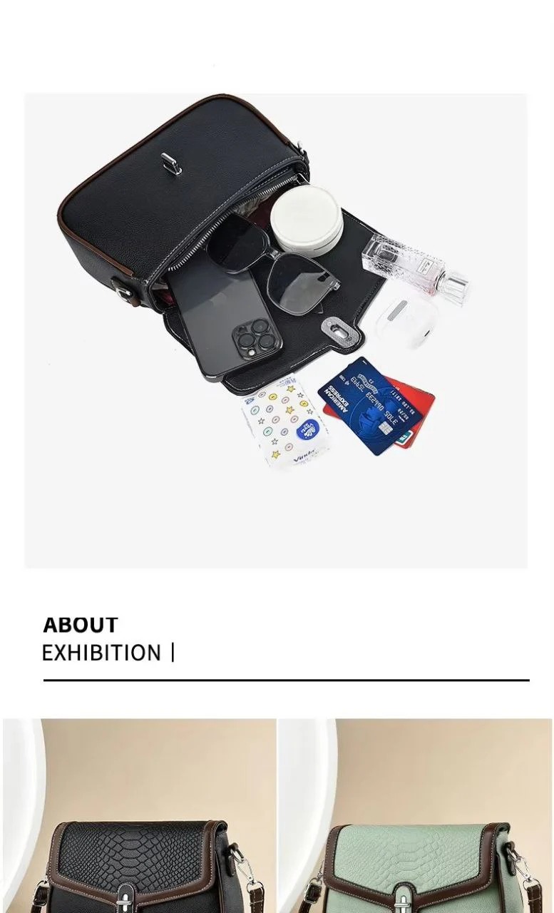 Single Shoulder Light Women's Bag (Black) Mini2 - Image 3