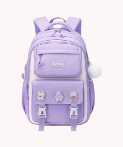 Kids Backpack School Bags (purple)