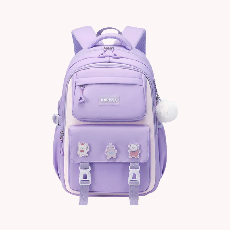 Kids Backpack School Bags (purple)